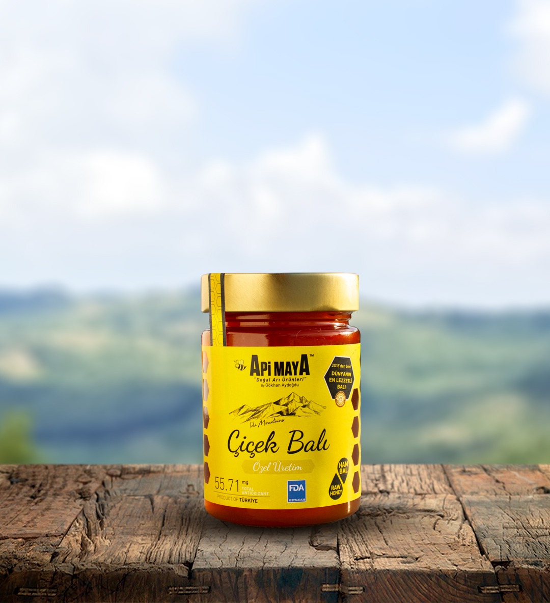 Kaz Dağları Özel Üretim Ham Çiçek Balı 455 gr